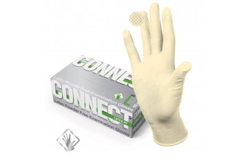 Перчатки смотровые латексные 50 пар , CONNECT L  (размер 8/9) 