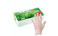 Перчатки виниловые смотровые одноразовые SunViv M 50 пар Перчатки виниловые смотровые одноразовые SunViv M 50 пар